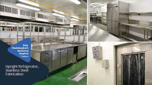 Upright Refrigerator, Stainless Steel Fabrication