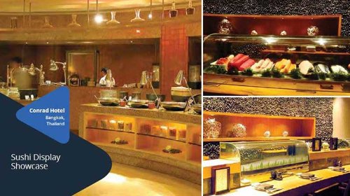 Sushi Display Showcase
